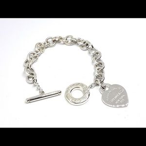 Tiffany toggle silver bracelet